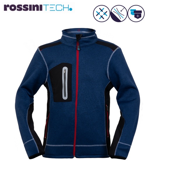 Felpa Skill da lavoro con trattamento anti-pilling Blu